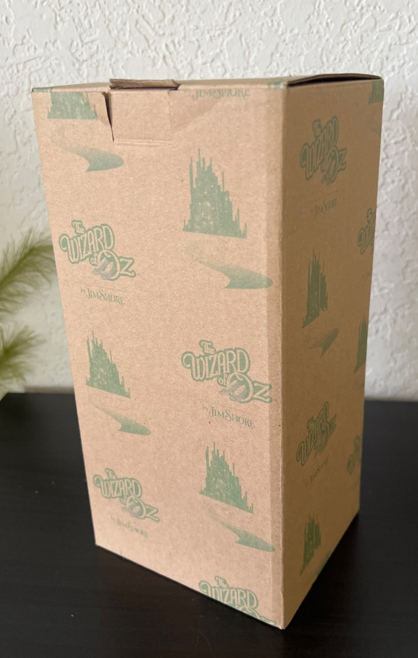 Jim Shore Wizard of OZ Cowardly Lion BETTER WAIT FOU YOU OUTSIDE 4031512 NEW+BOX