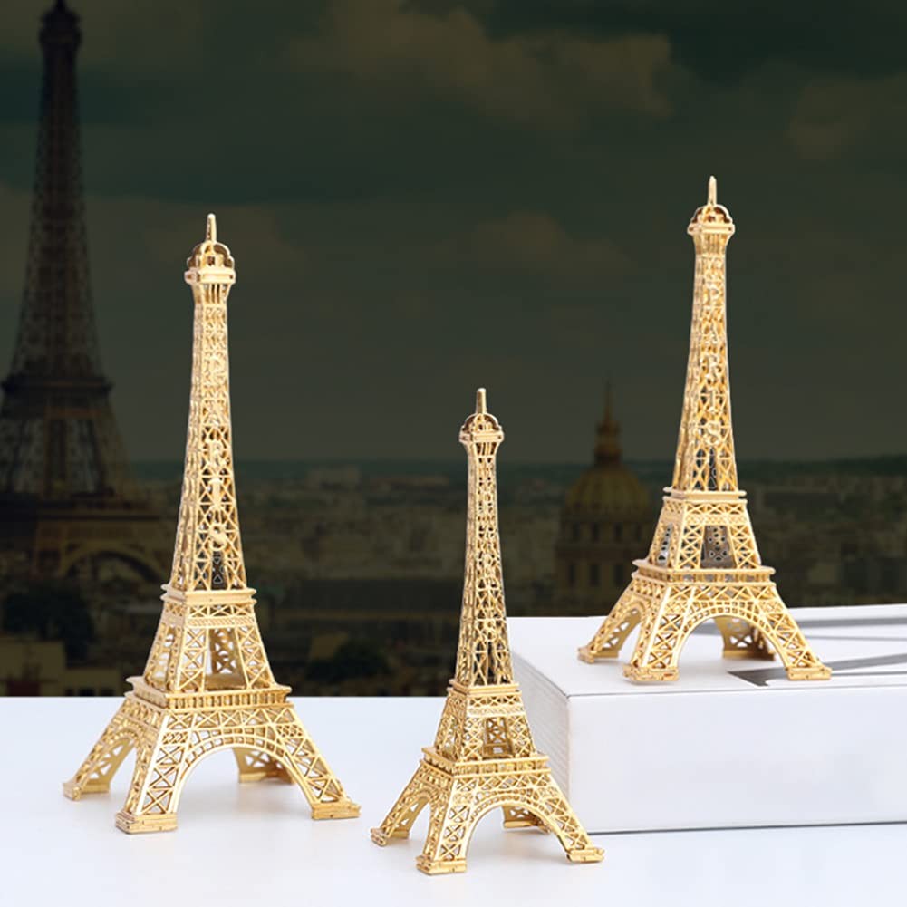 Eiffel Tower Model Paris Architecture Desktop Decor Cake Topper Gift Statue