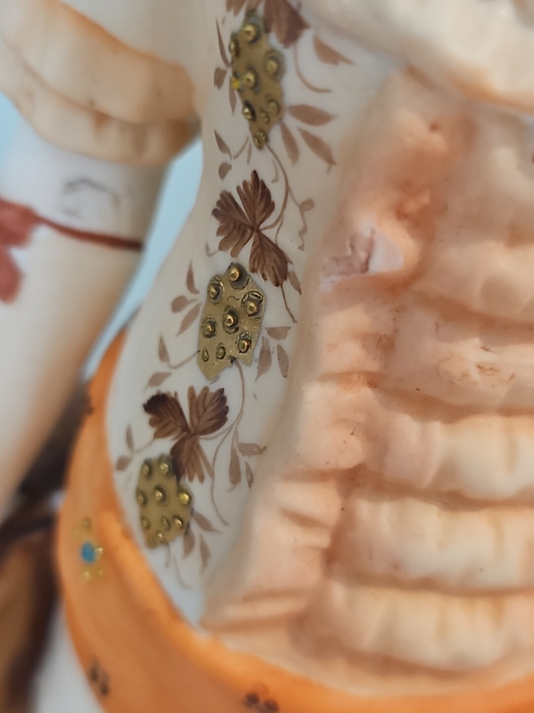 ANTIQUE VICTORIAN BISQUE 12″ GIRL & BOY GEBRUDER HEUBACH 1850-1899 MOLD #4927