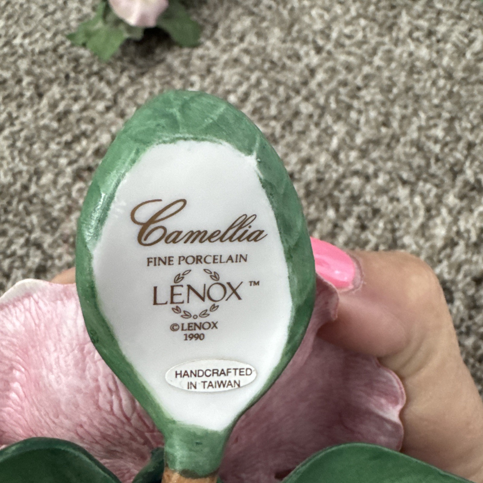 10 Lenox Porcelain Flower Figurines