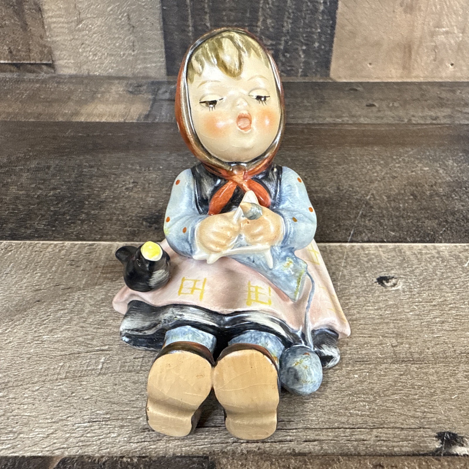 VINTAGE TMK2 Happy Pastime 3.5 Inches Tall Hummel Figuring 1960-1972