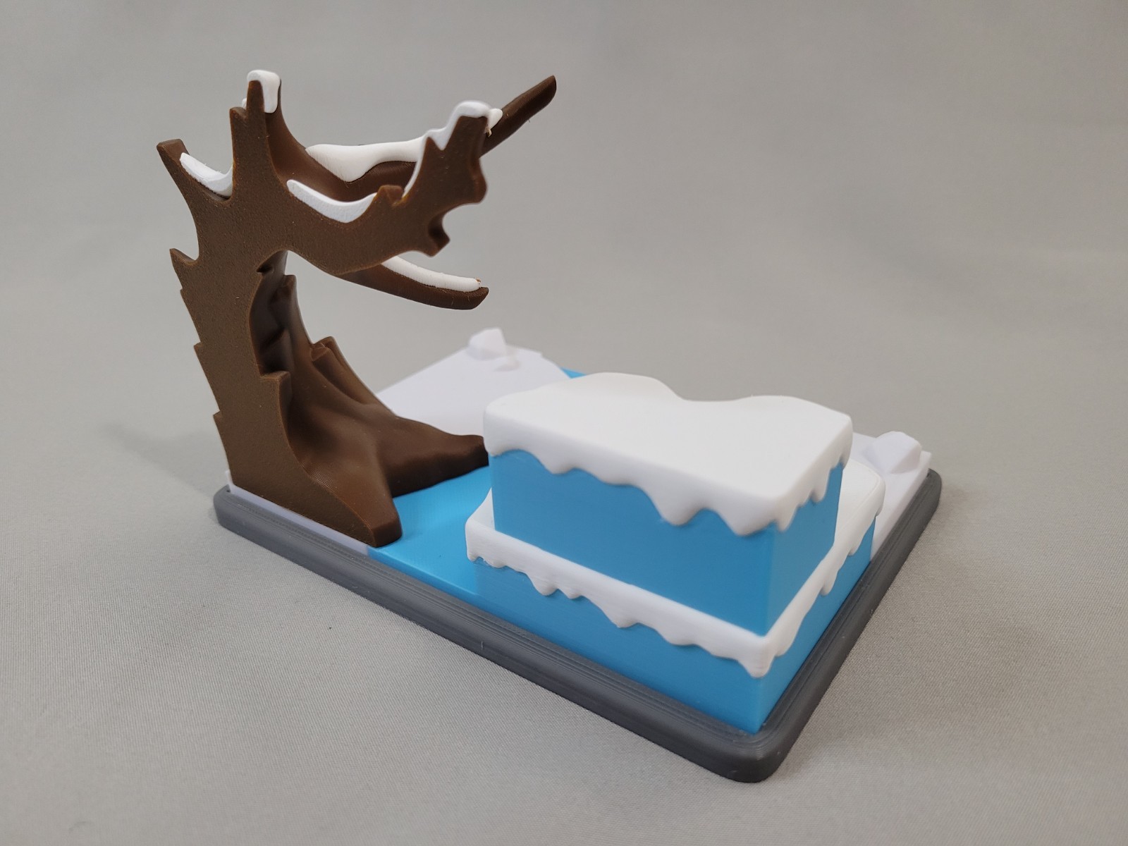 Artic Penguin Desk Set Articulated Animals 3D Printed