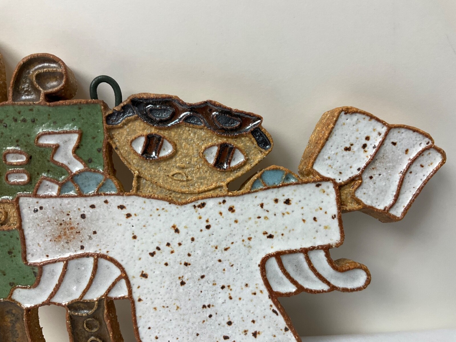 Hand Made Best Teacher Math Angel Christmas Tree Ornament Christian Hanging Art