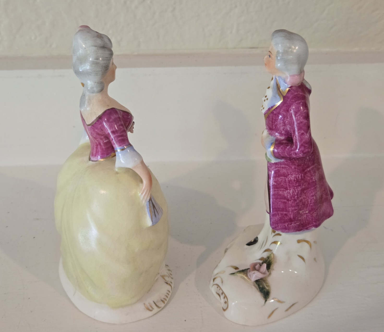 Vntg Victorian-Style Man & Woman Figurines by Coventry USA