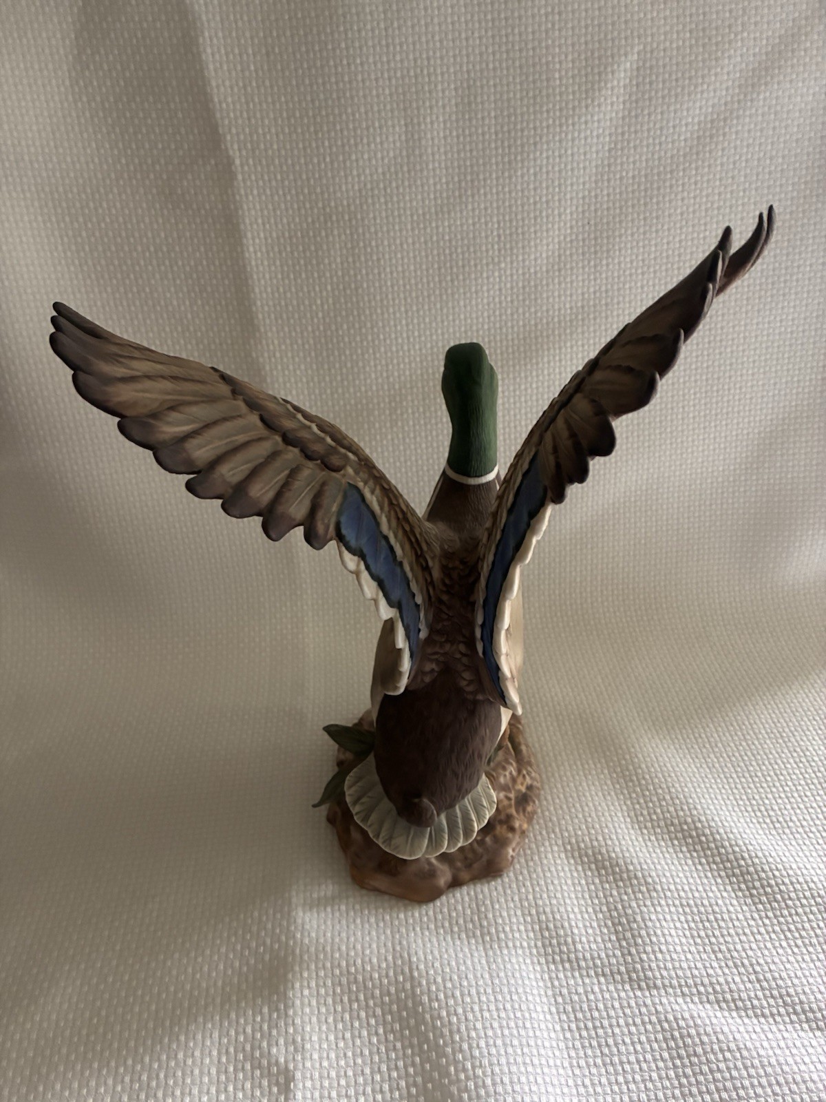 Vintage 1984 Homco Masterpiece porcelain Figurine Mallard Duck Home Interior