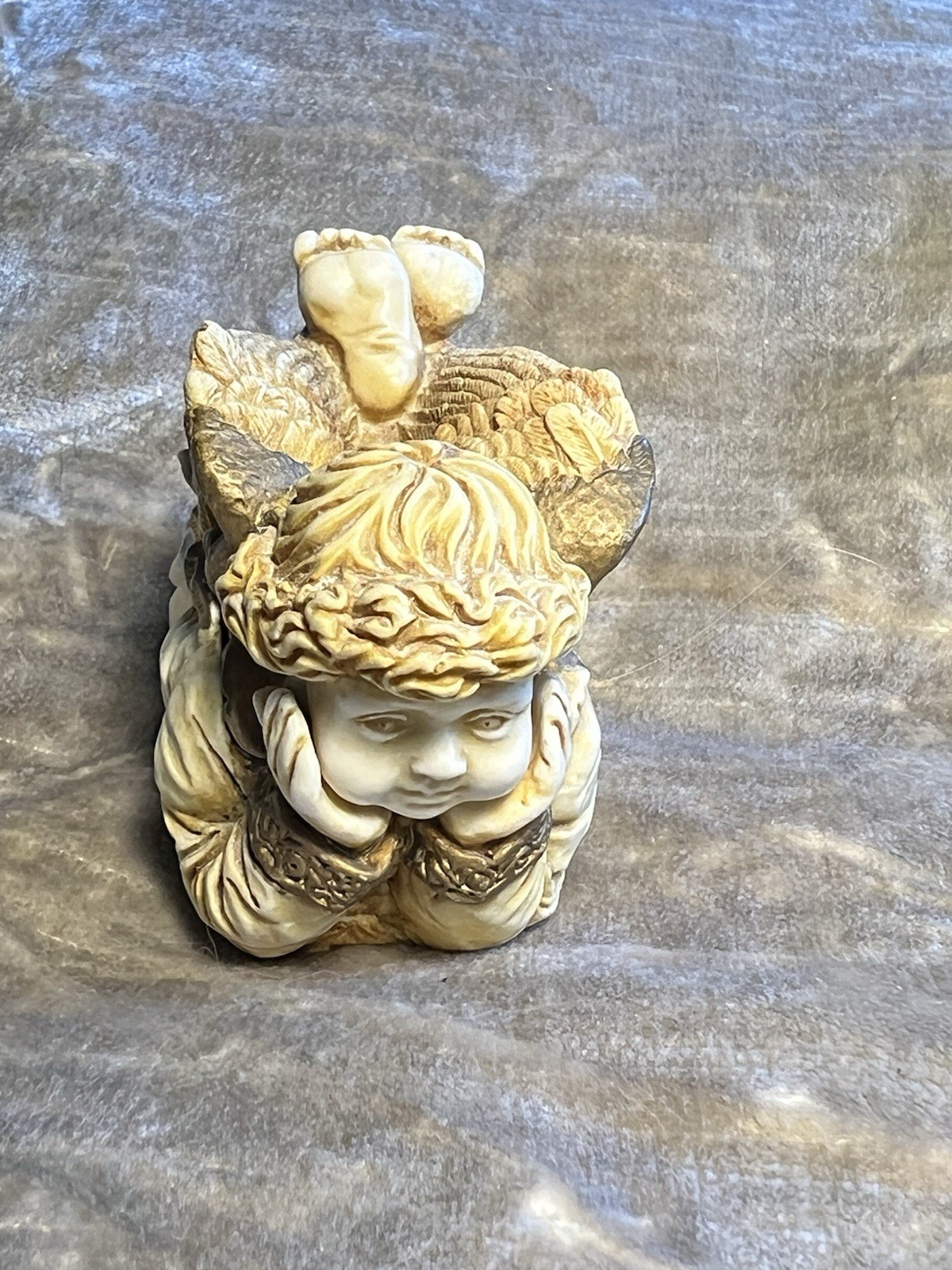 VTG Harmony Kingdom Bon Enfant Trinket Box Figurine Angelique LTD EDITION 1996