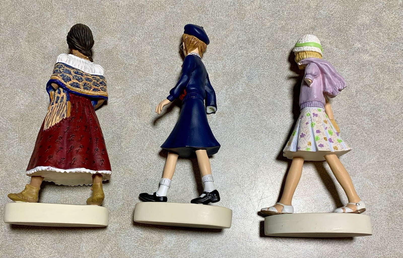 american girl statue vintage lot damaged Hallmark Pleasant Company