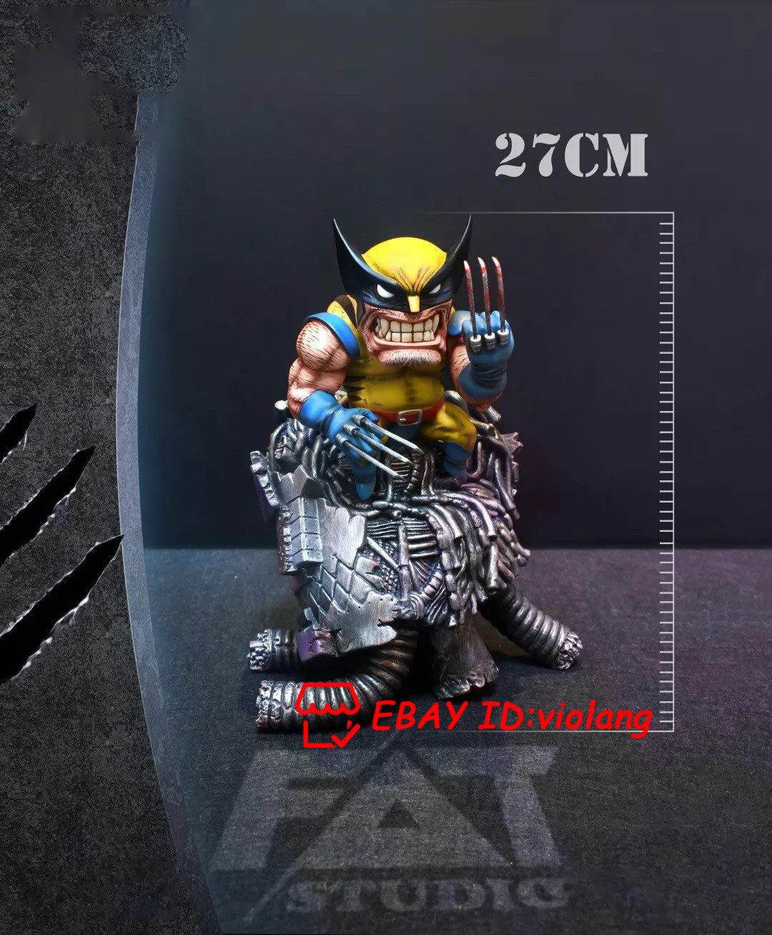 FAT Studio Fat Wolverine 27cmH Figure Model Painted Statue In Stock New Hot