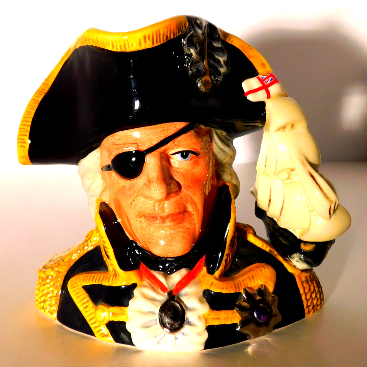 Royal Doulton Lord Nelson Large Toby Mug Jug 6 3/4″ D6932 MINT