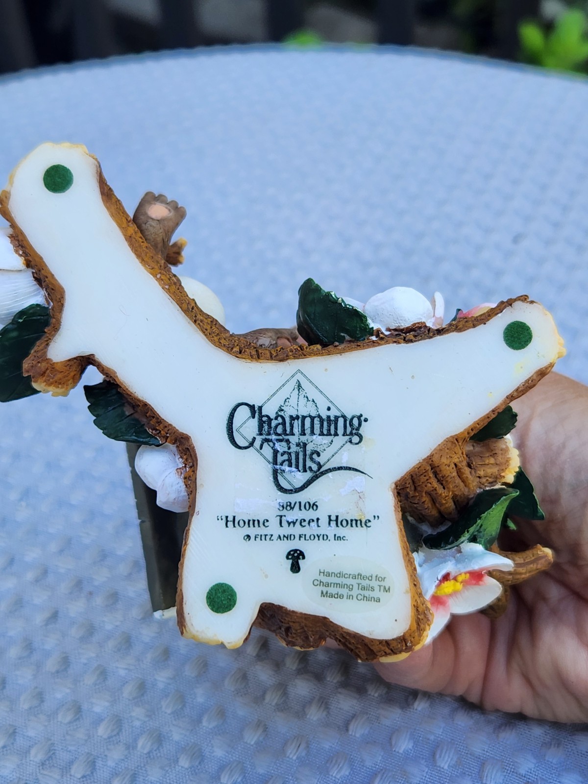 Fitz & Floyd Charming Tails “Home Tweet Home” Figurine Mouse Bird House