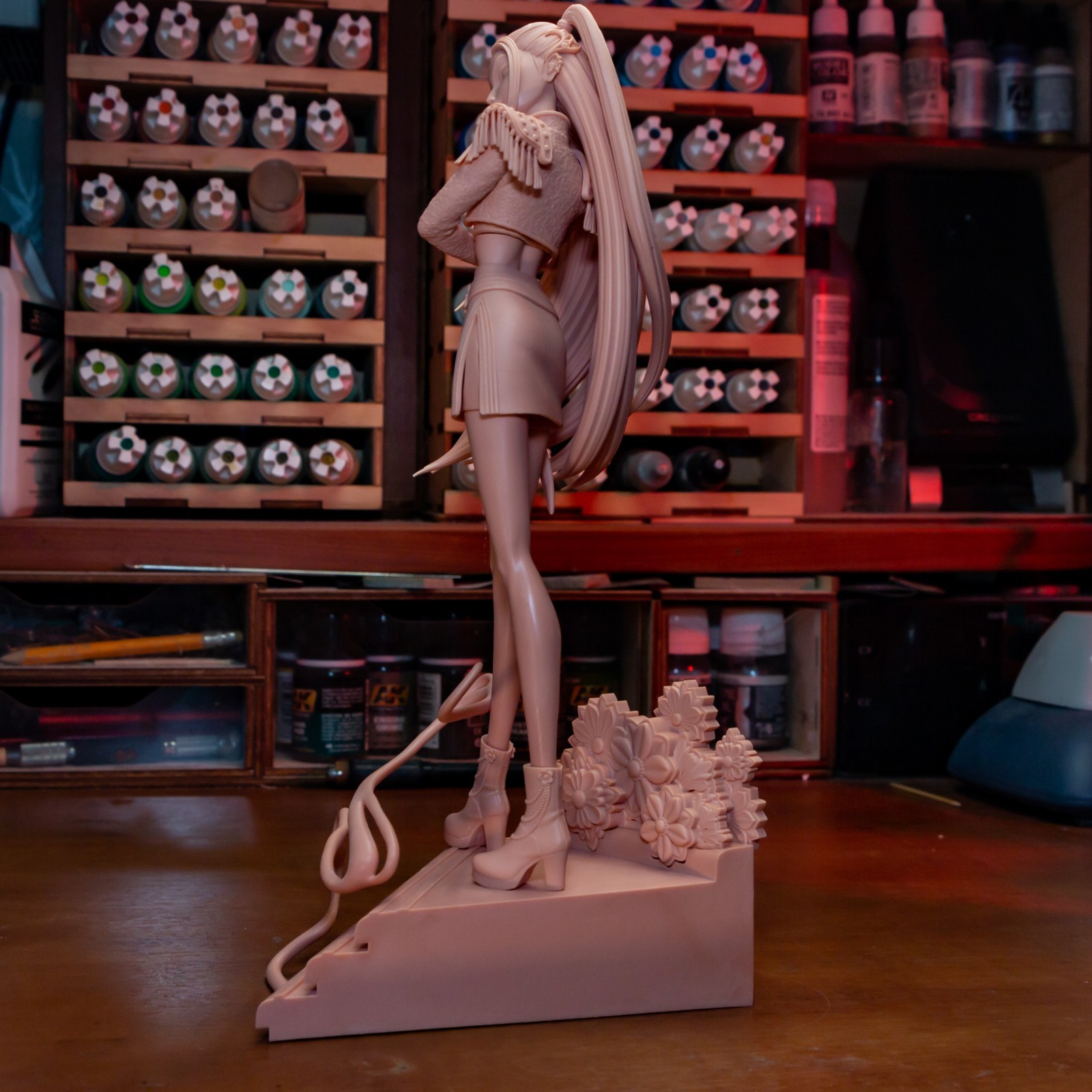 Mira – K-Pop Demon Hunters 1/8 Scale Figure Statue 3D Print Model Kit Unpainted