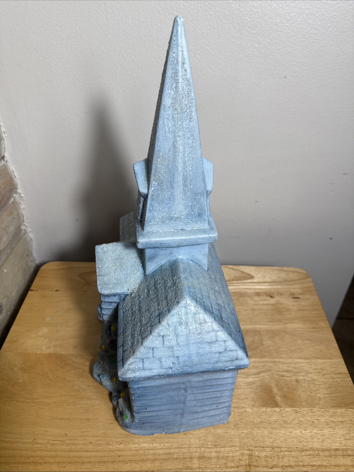 VTG Le Fauve Mold Large Ceramic Christmas Church Stained Glass Hobbyist Holiday