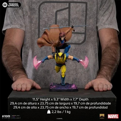 X-Men ’97 Gambit and Wolverine 1:10 Scale Limited Edition Statue BY IRON STUDIOS