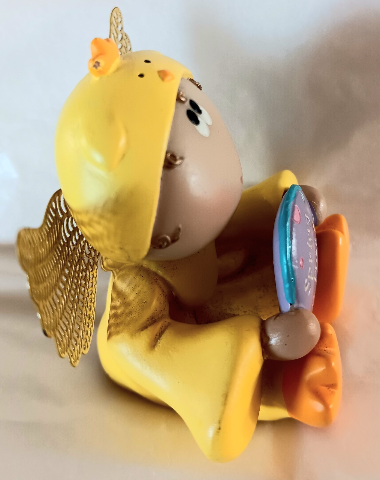 ANGEL CHEEKS Guardian Angel Easter 2007 Figurine #37018 by Russ/Kirk’s Kritters