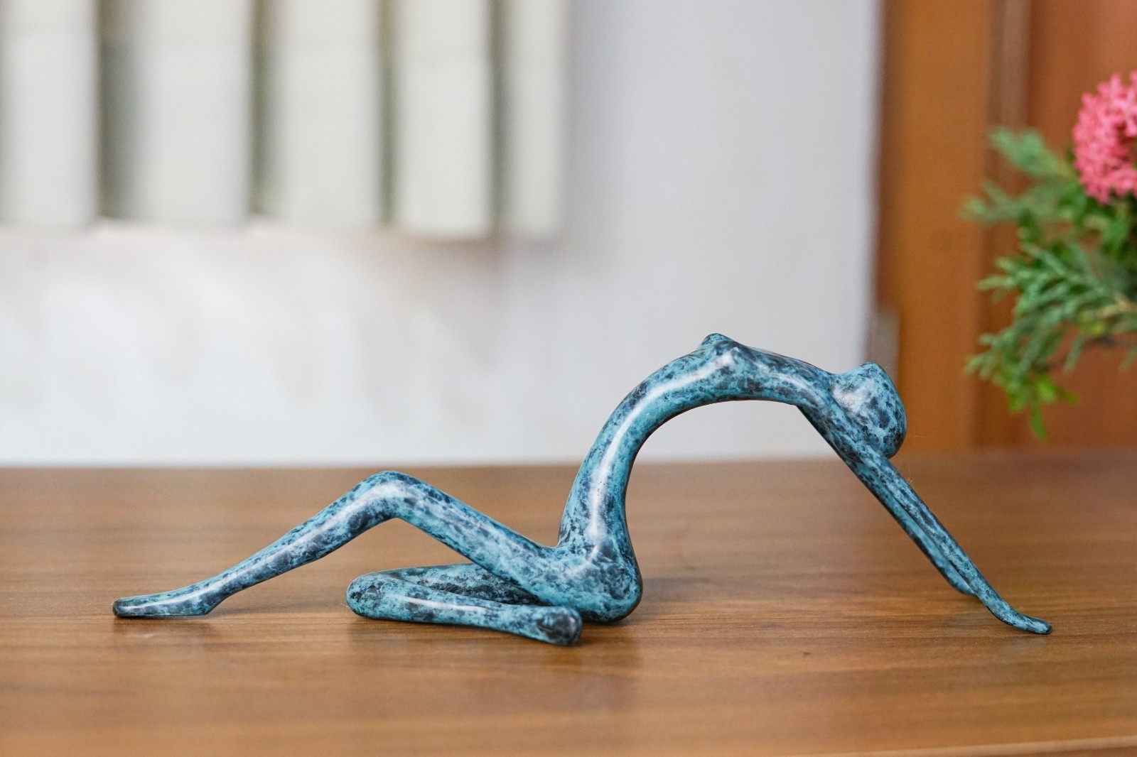 Abstract Body Art 11.4 inch, Vintage bronze sculpture, female nude, modern art