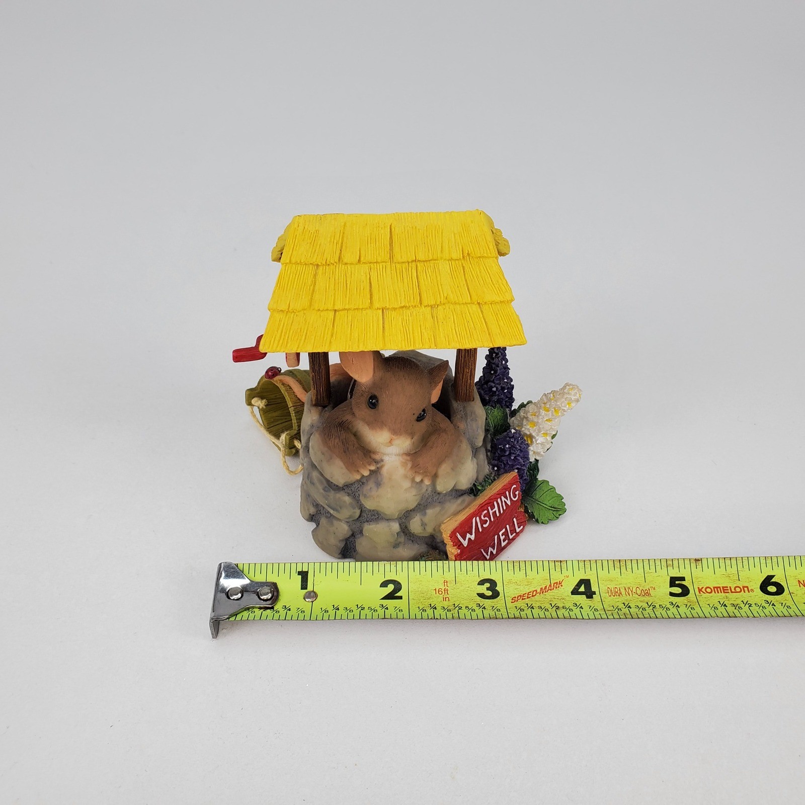 Charming Tails Fitz and Floyd Mouse Wishing Well Figurine 84/141 Handcrafted