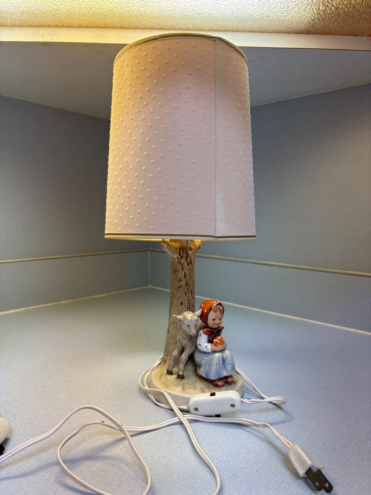 Hummel Table Lamp Goebel MI Hummel Had a Little Lamp