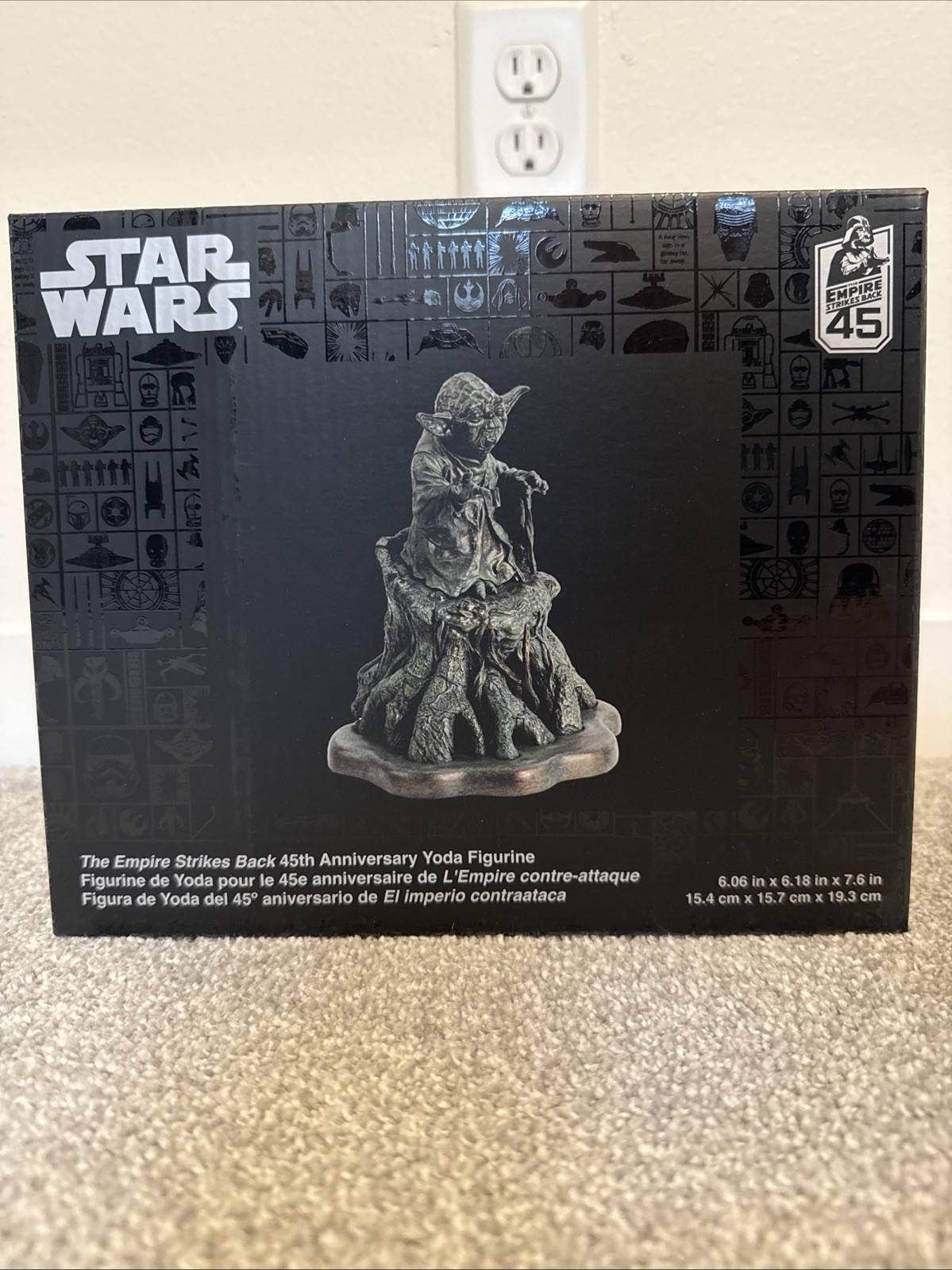 Yoda Figurine Empire Strikes Back 45th Anniversary /1200 Limited Edition