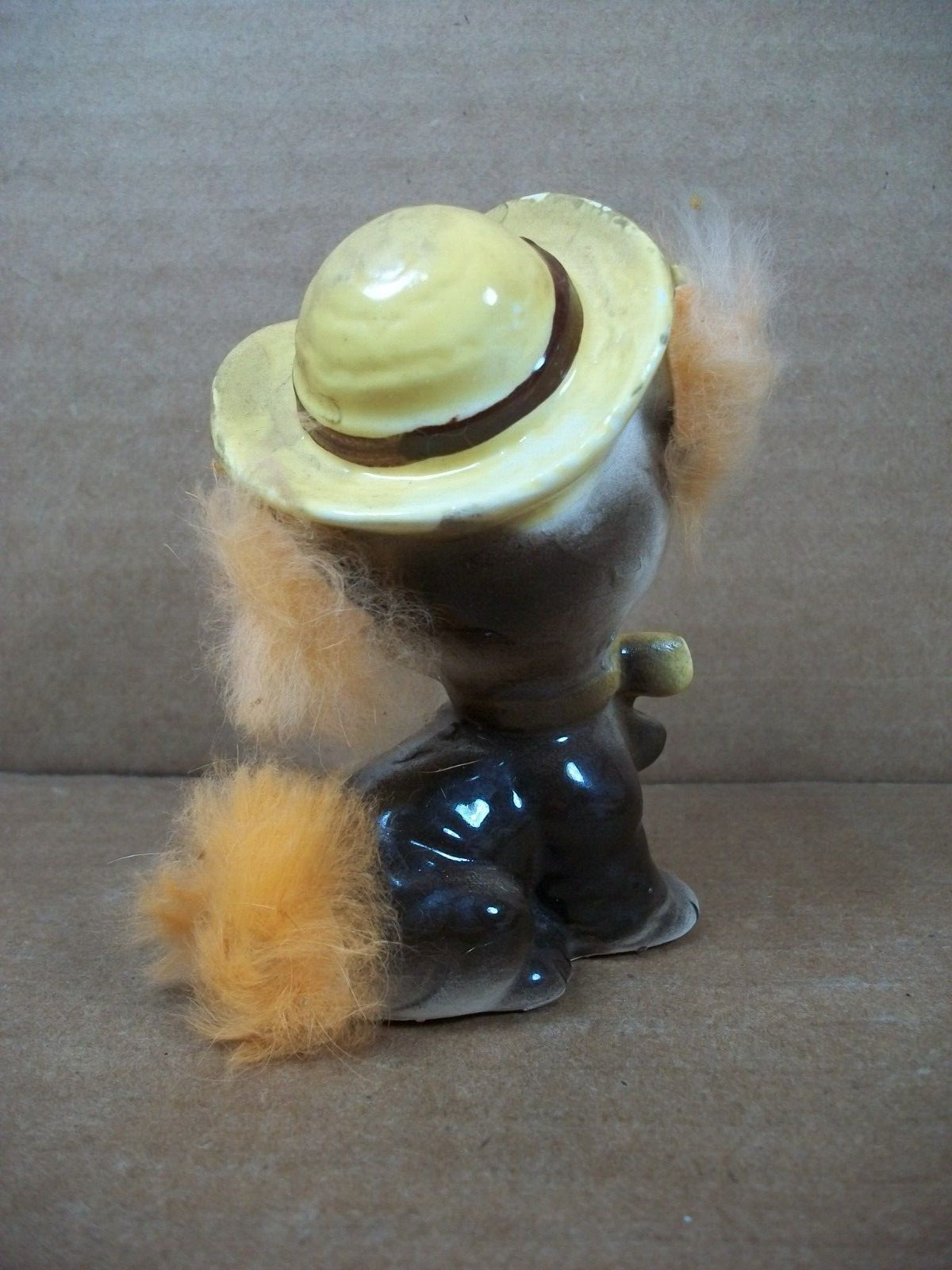 Vintage Hand-Painted ART MARK Dog Figurine ~ CEDAR POINT Souvenir ~ Japan