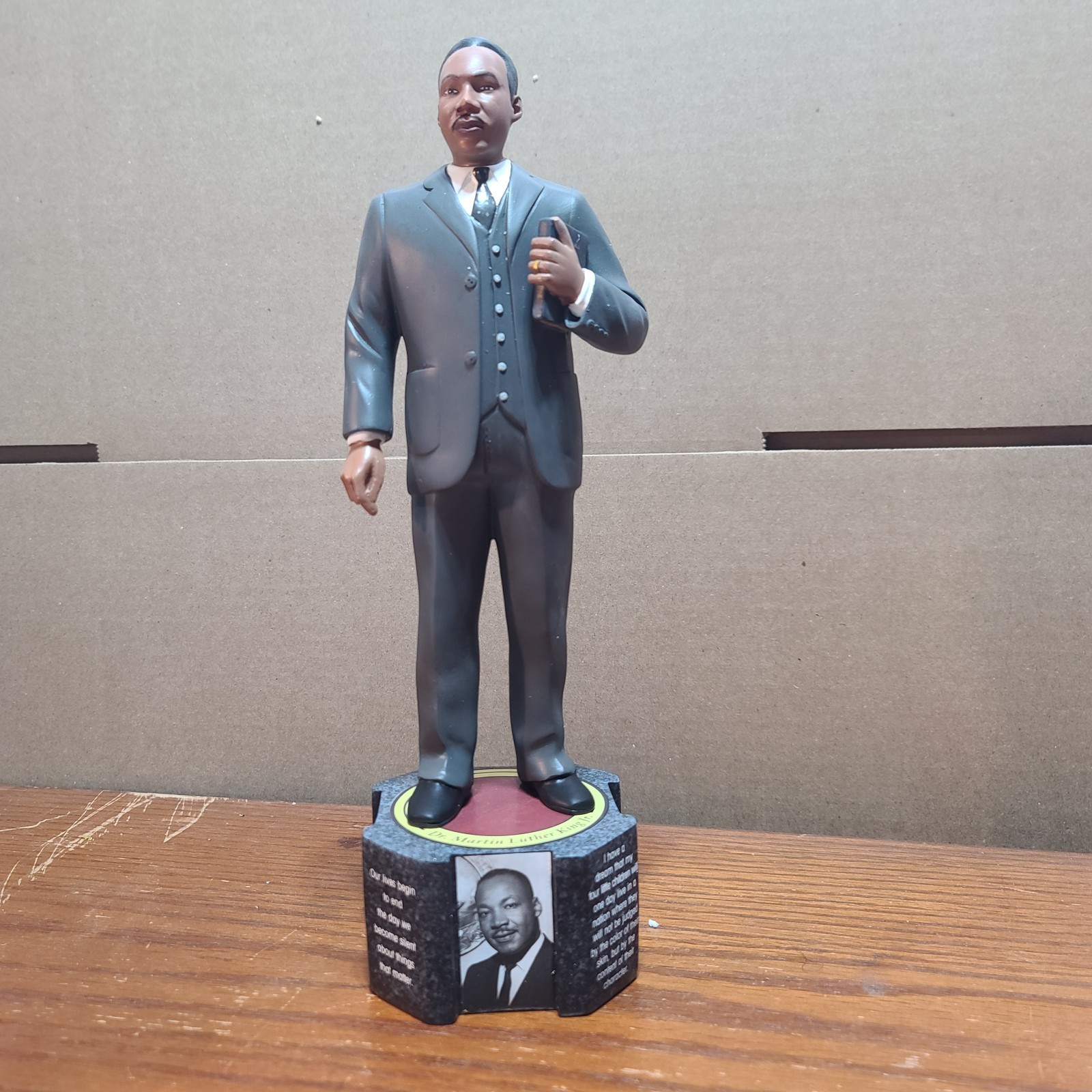 Martin Luther King Jr. sculpture designed by artist Keith Mallett. New In Box
