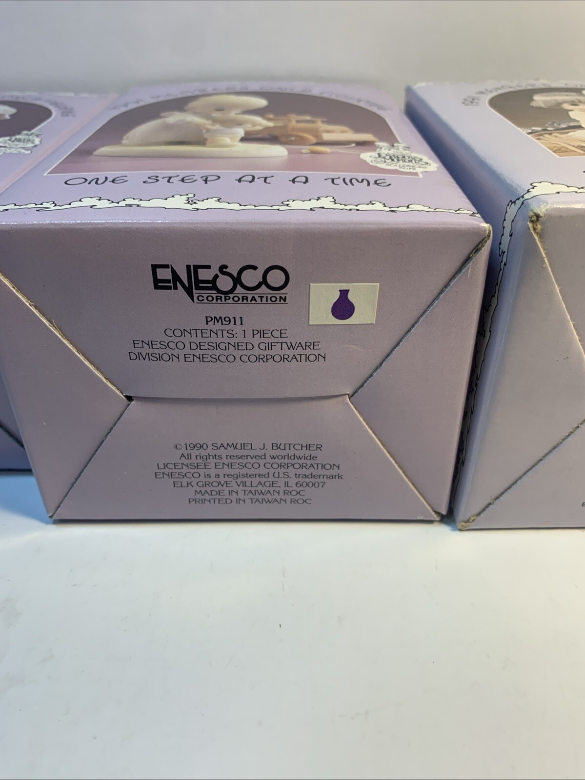 LOT OF 4 PRECIOUS MOMENTS 1990-1991 MEMBERS ONLY PM901 PM902 PM911 PM912