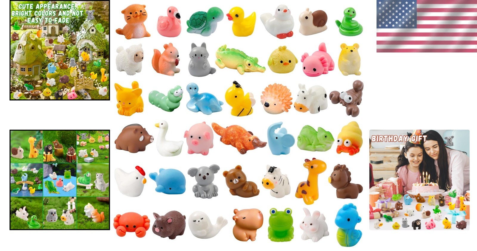 Creative Mini Resin Animals – 42 Styles for Artsy Individuals and Parties