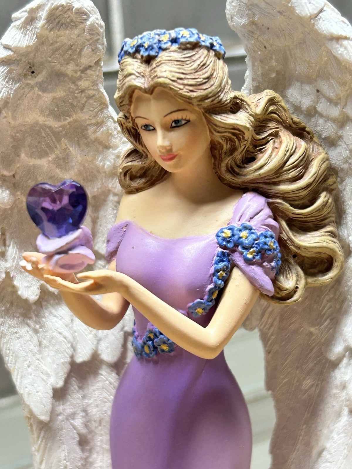 Thomas Kinkede Angels of Caring Resin Figurine, 7,5 Inch’s Tall 2012 #3491A