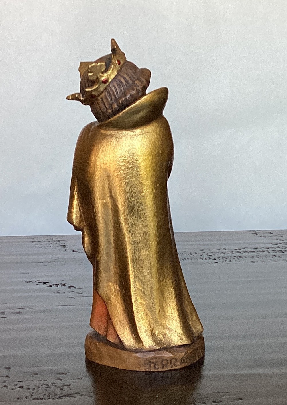 6″ SCALE ANRI FERRANDIZ NATIVITY KING BALTHAZAR WOODCARVING WISEMAN