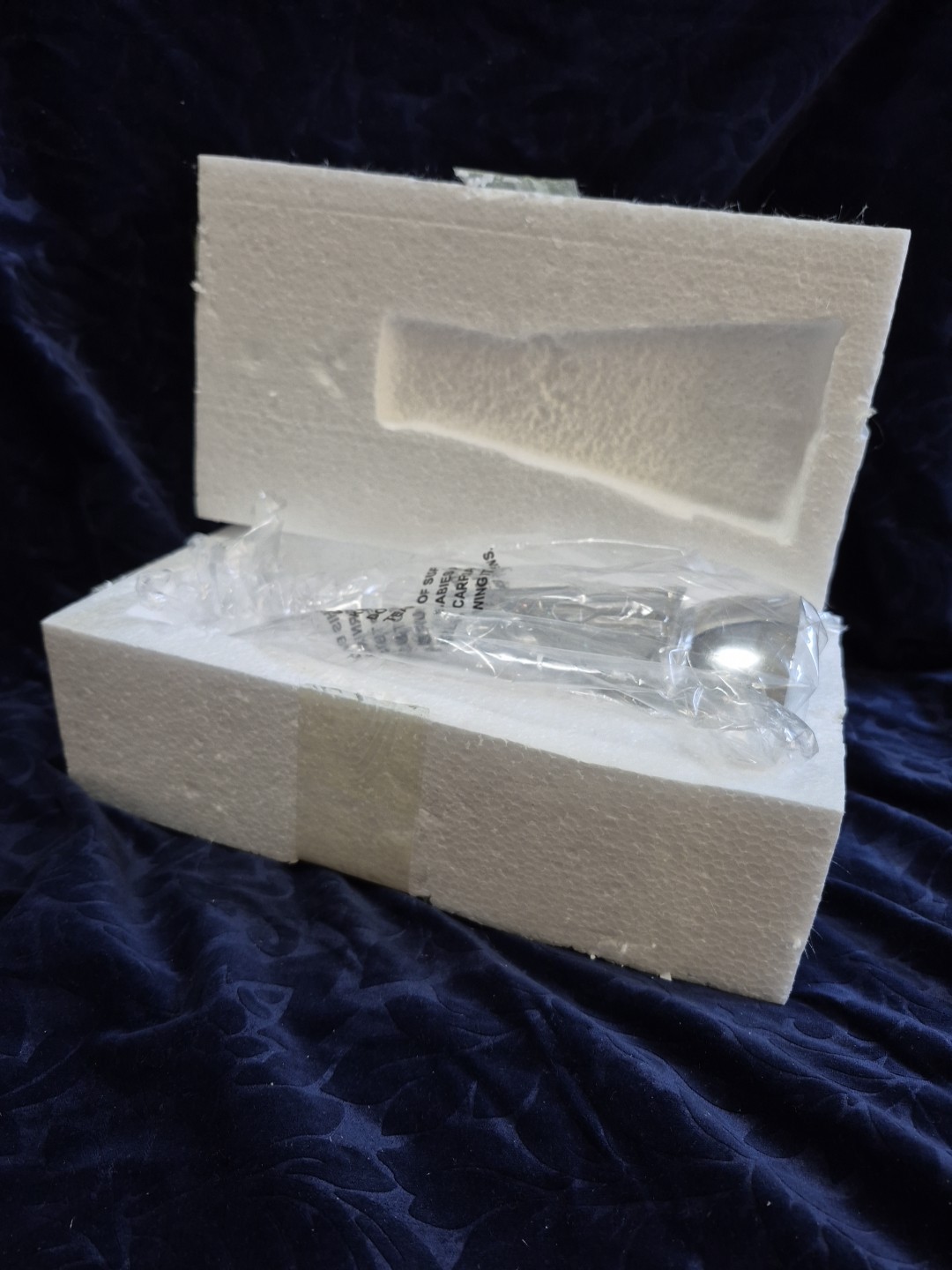Cracker Barrel Silver & Acrylic Angel Glitter Globe Christmas Decor, Night Light