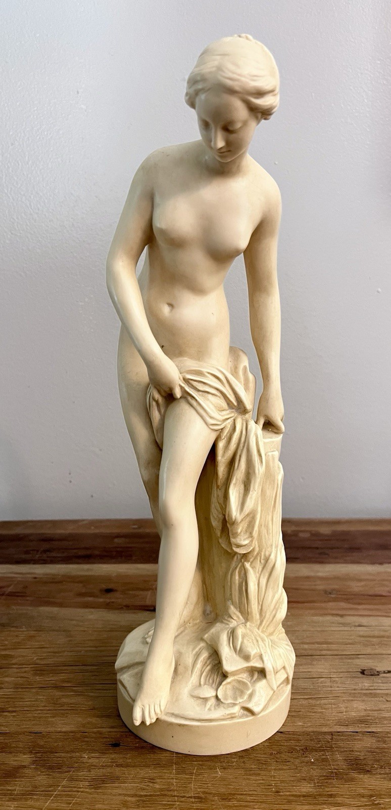 The Bather Étienne-Maurice Falconet Louvre Reproduction 12 1/2 in.