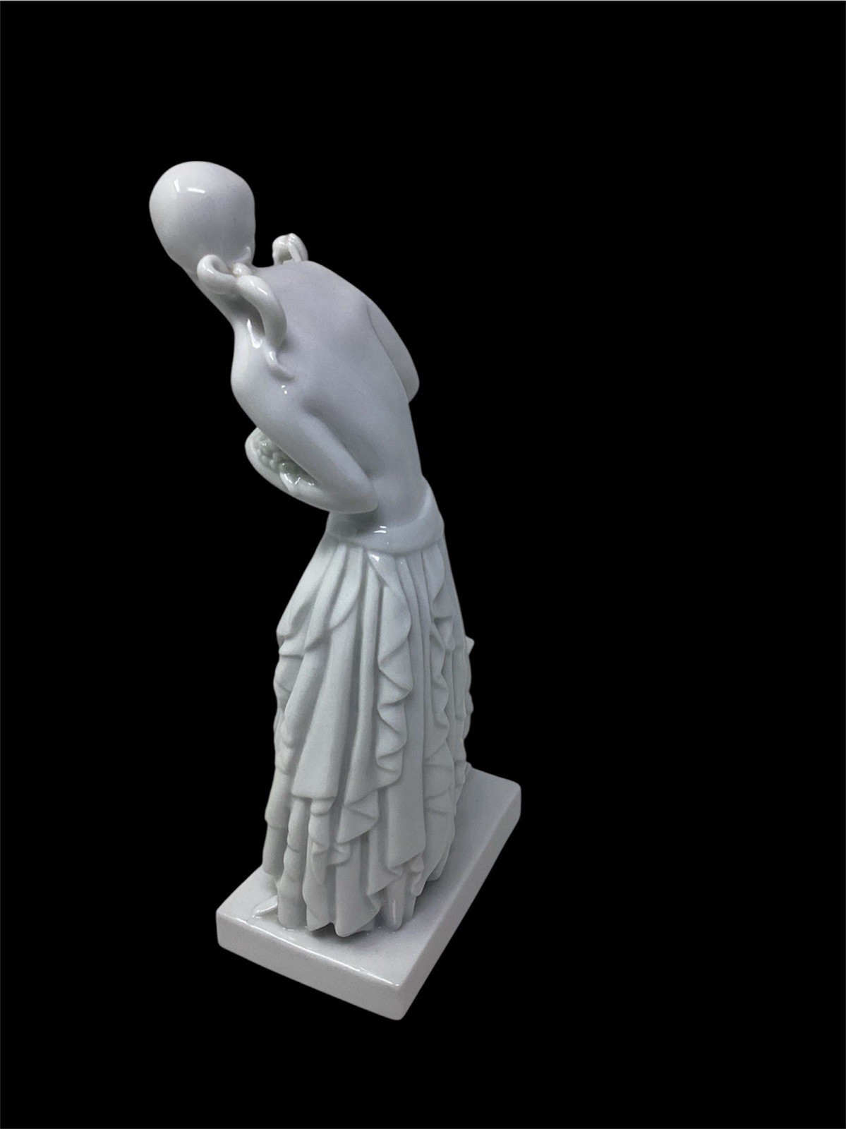 Dahl Jensen Blanc De Chine Copenhagen Roman Goddess “Pomona” Figurine 10”