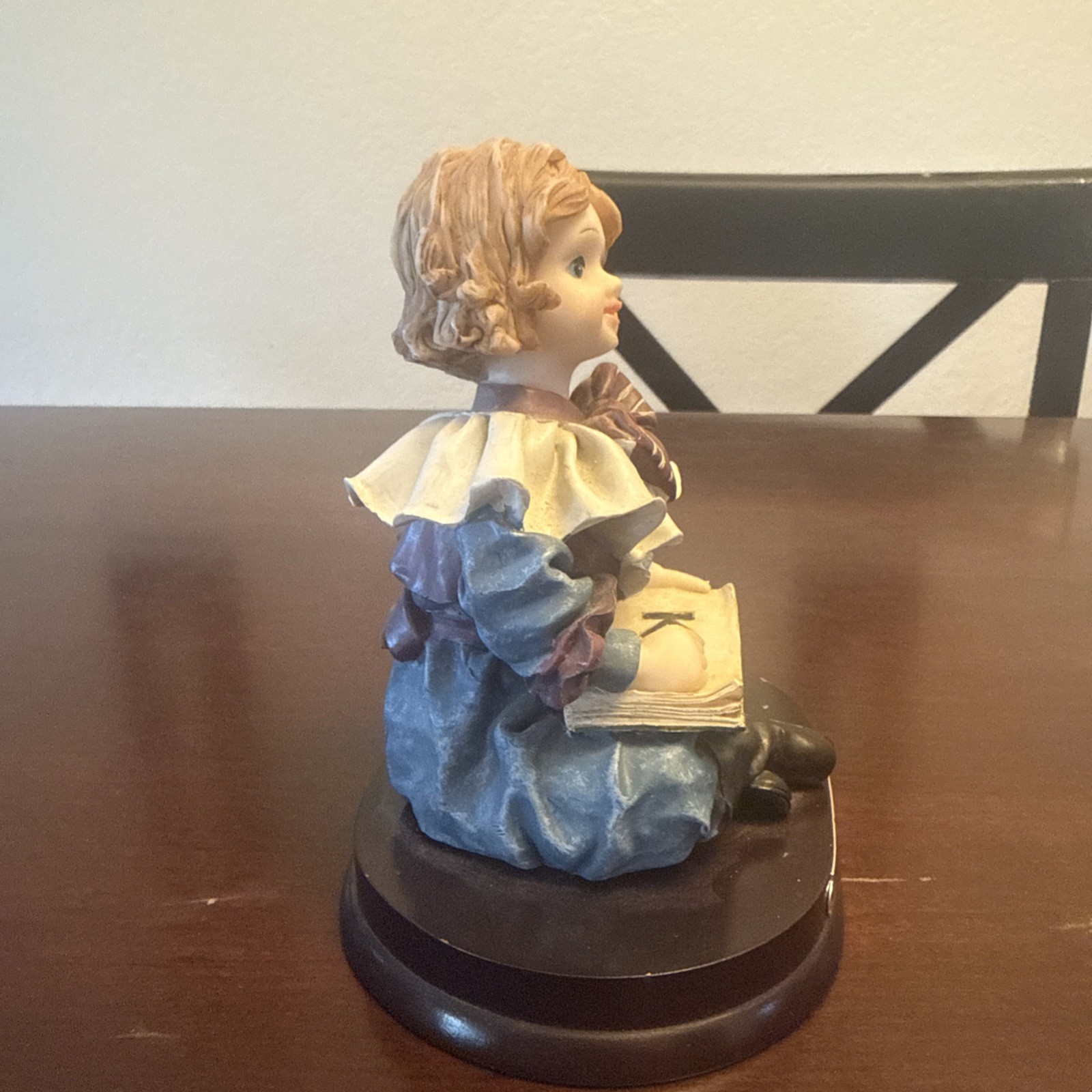 De Elina Turtle King Corp Youth With Open Book Statue Figurine 5″ Victorian