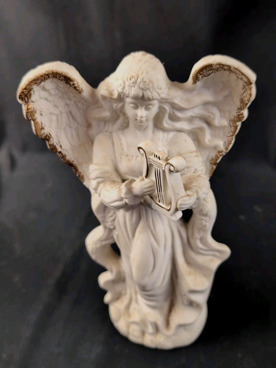 (Lot of 9) Angel Figurines, Various Brands and Sizes. 2.5″ to 8.5″ Tall