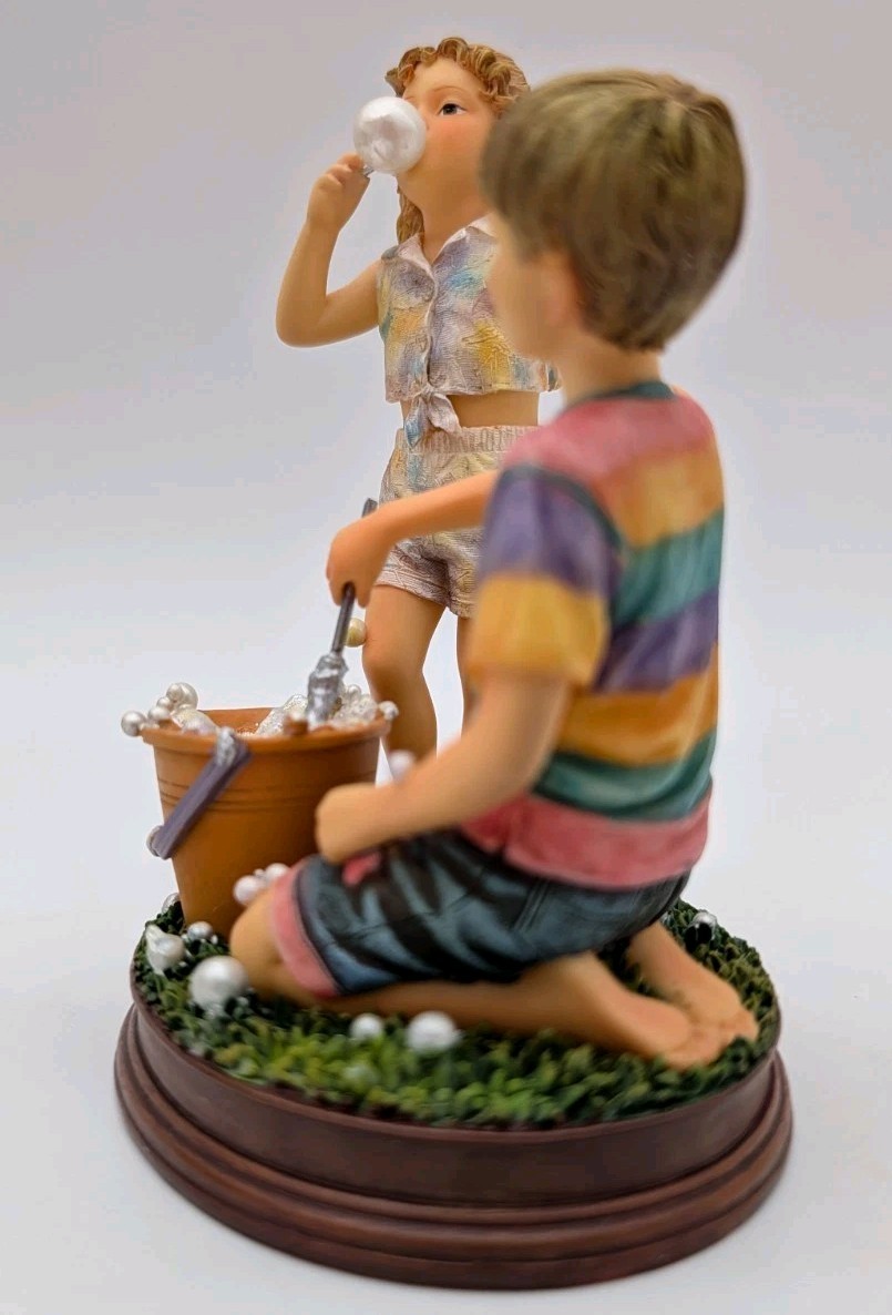 DEMDACO Mama Says… Make Memories “Bubble Trouble” Collectible Figurine 2005 Box
