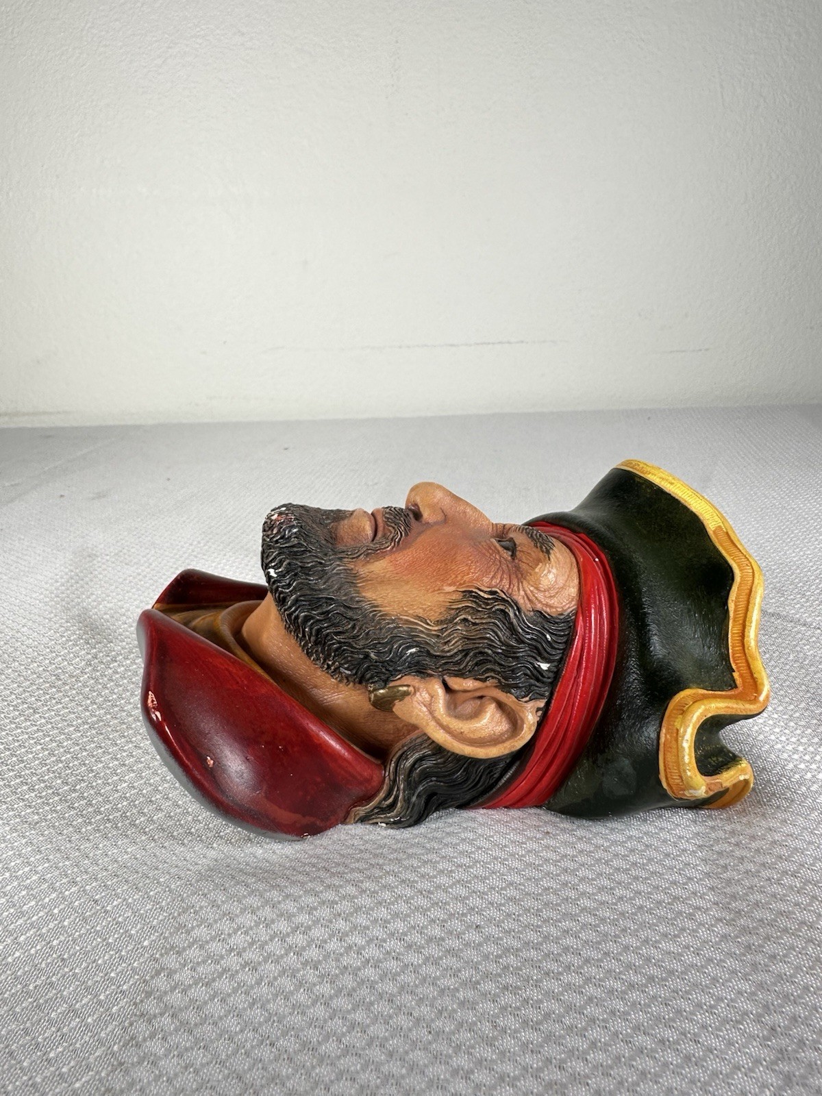 VTG Legends Chalkware Ceramic Head Captain Morgan 1981 Made in England Wall Deco