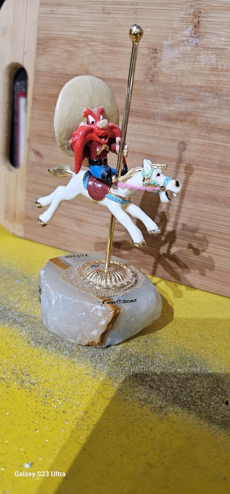 Vintage Ron Lee Yosemite Sam On carousel horse Limited Edition 77/1500 2001s