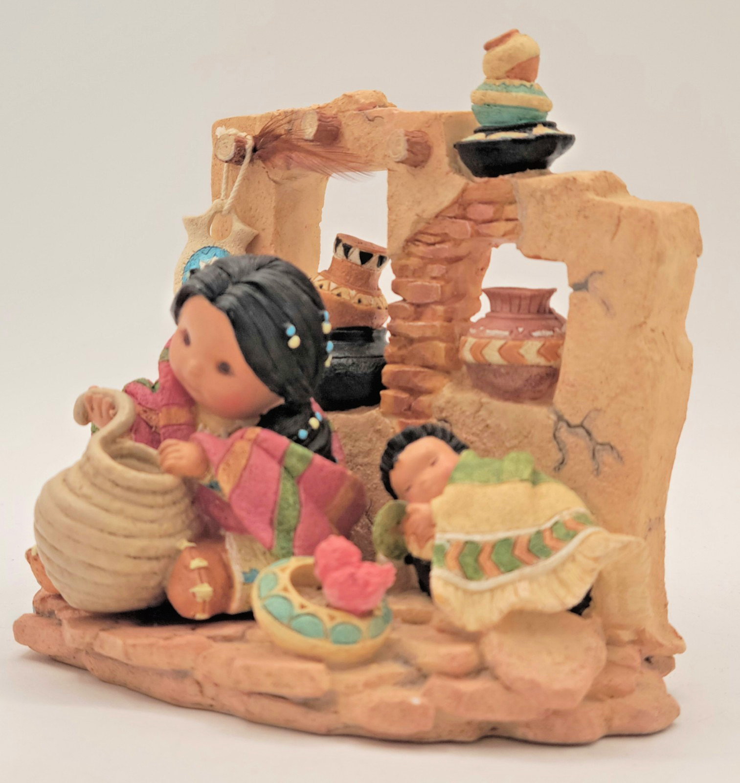 Friends of the Feather Figurine FRIEND OF THE EARTH Enesco VTG LIMITED ED 2pc