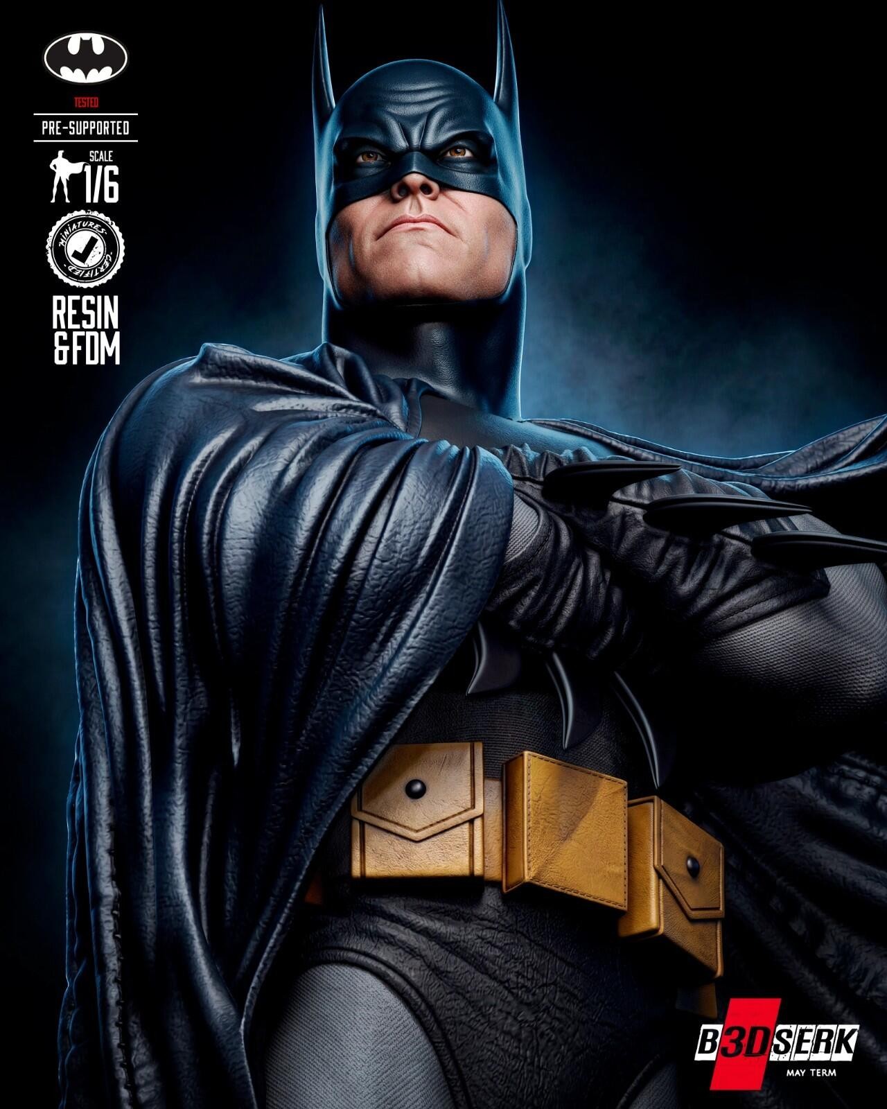 1:8 Batman Kingdom Come Fan Art UNPAINTED High Quality Garage Kit