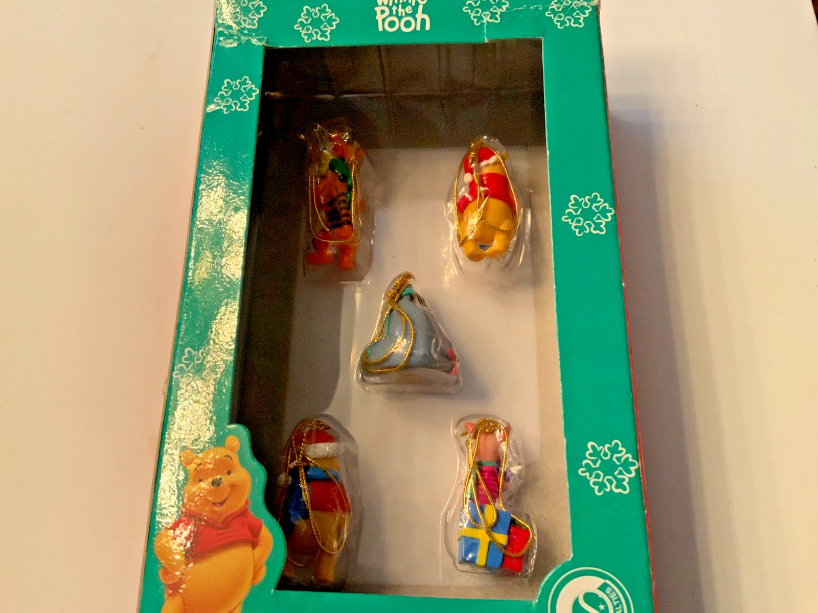 Disney’s Winnie the Pooh Miniature Ornaments New Original Box Set of 5