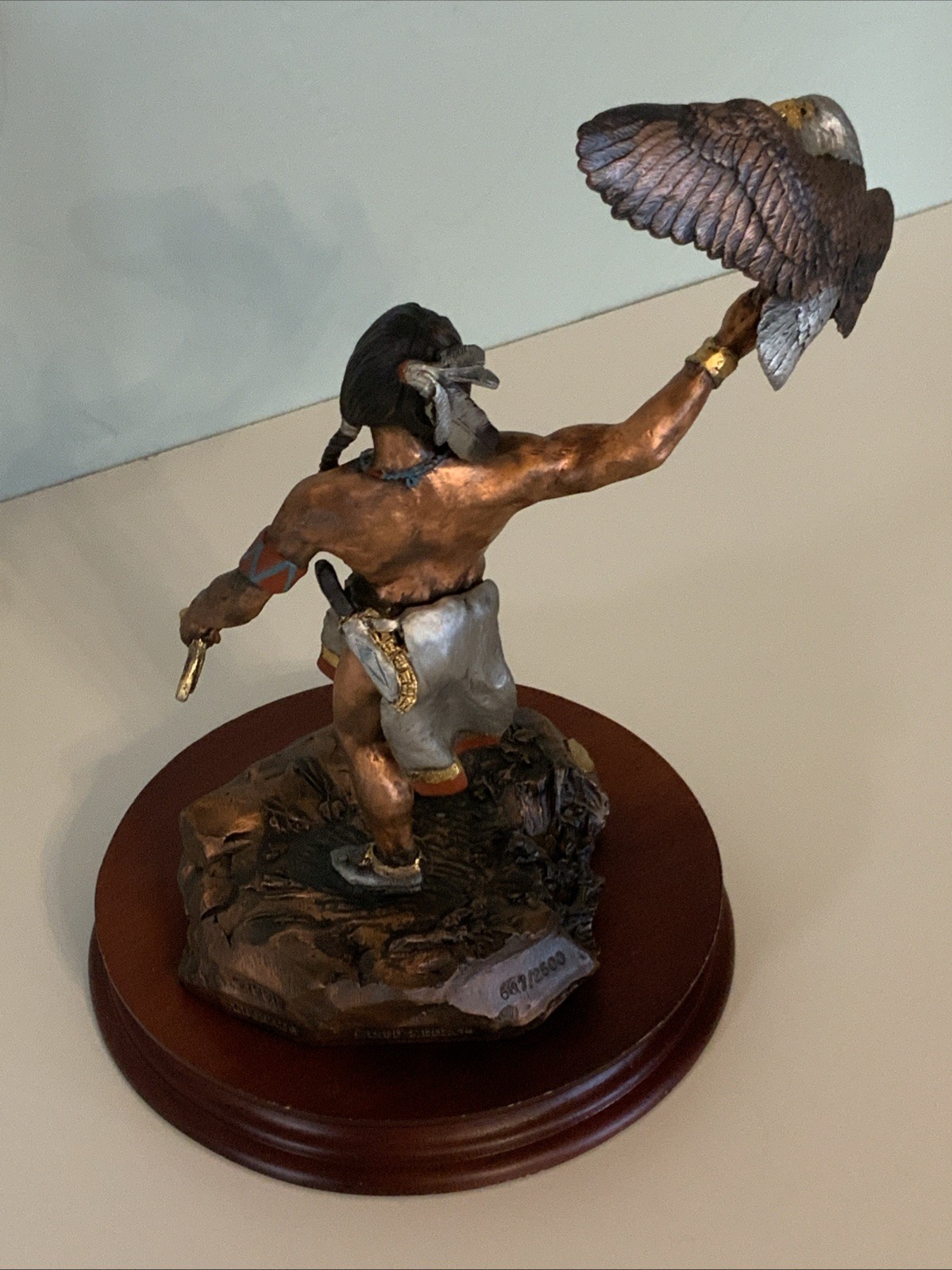 Legends Mixed Media “Keeper Of Eagles” 1991 #667 / 2500”