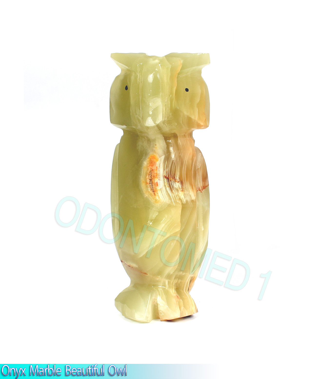Owl Shape 6″ Handicrafts Multi color Onyx Marble Gift Item Home Decoration Solid