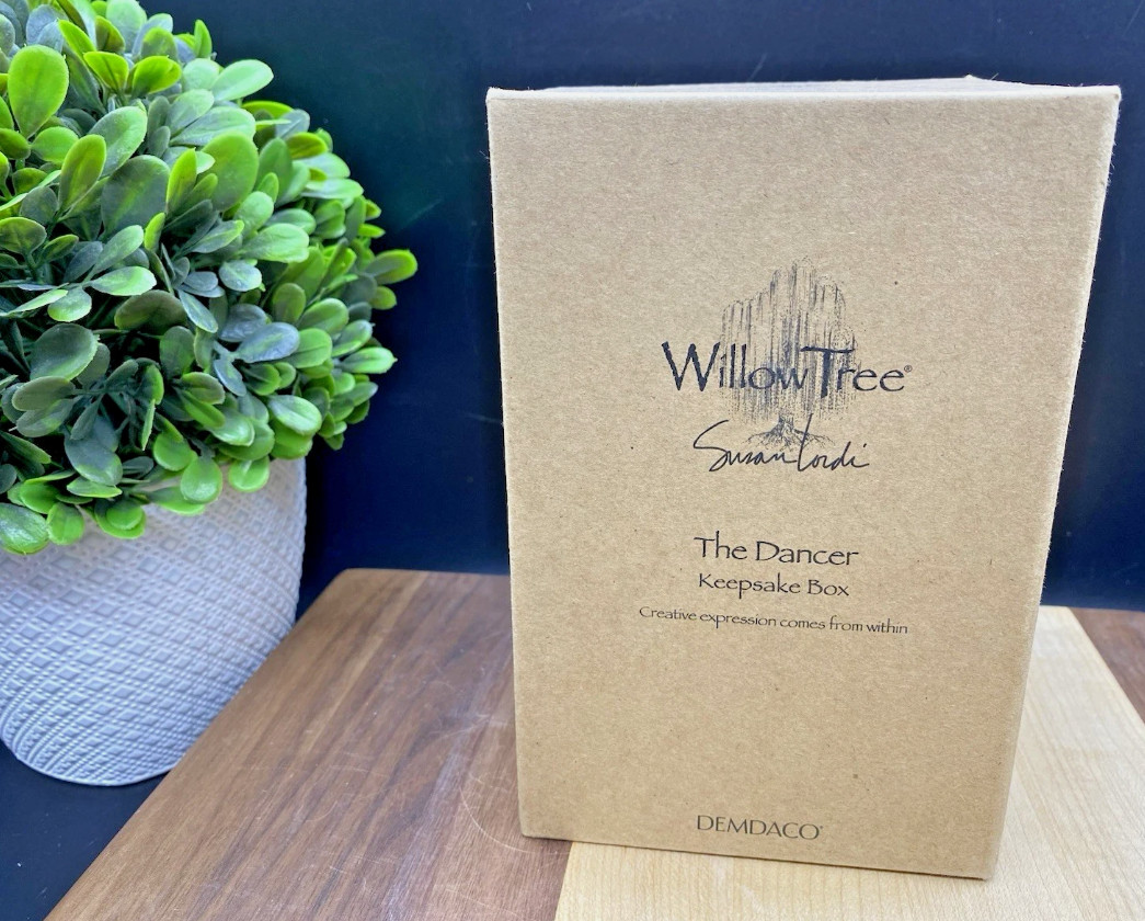 WILLOW TREE The Dancer Figurine Box w/Lid #28098 by Susan Lordi (NEW In BOX)