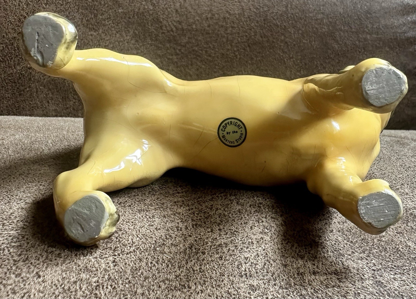 Antique Royal Design By Mortens Studio Porcelain Pug Dog Figurine Collectible