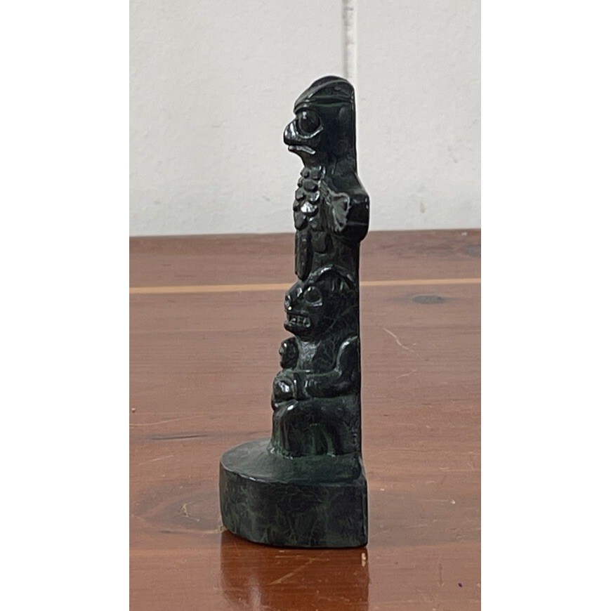 Vintage Mt. Saint Helens Volcanic Ash Authentic Handcrafted Totem Sculpture