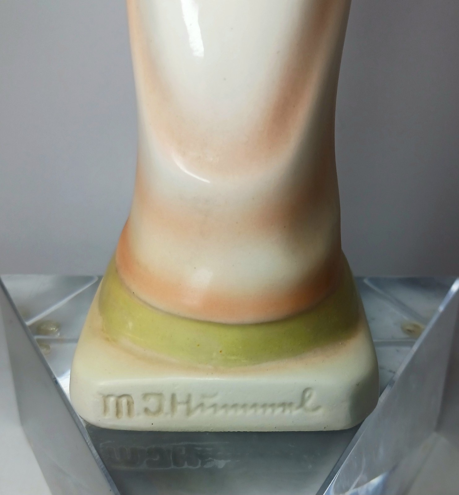 Vintage Hummel Standing Madonna 13” Tall Hand Painted in Pastels