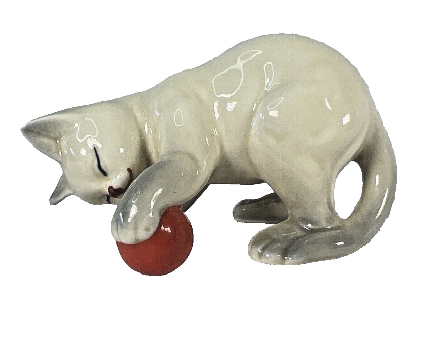 1985 Danbury Mint Bone China CATS of CHARACTER Series PLAYTIME Figurine