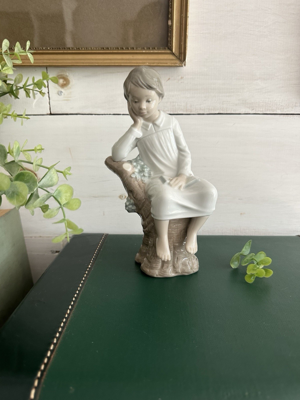 LLADRO “Little Boy Thinking” Collectible Figurine