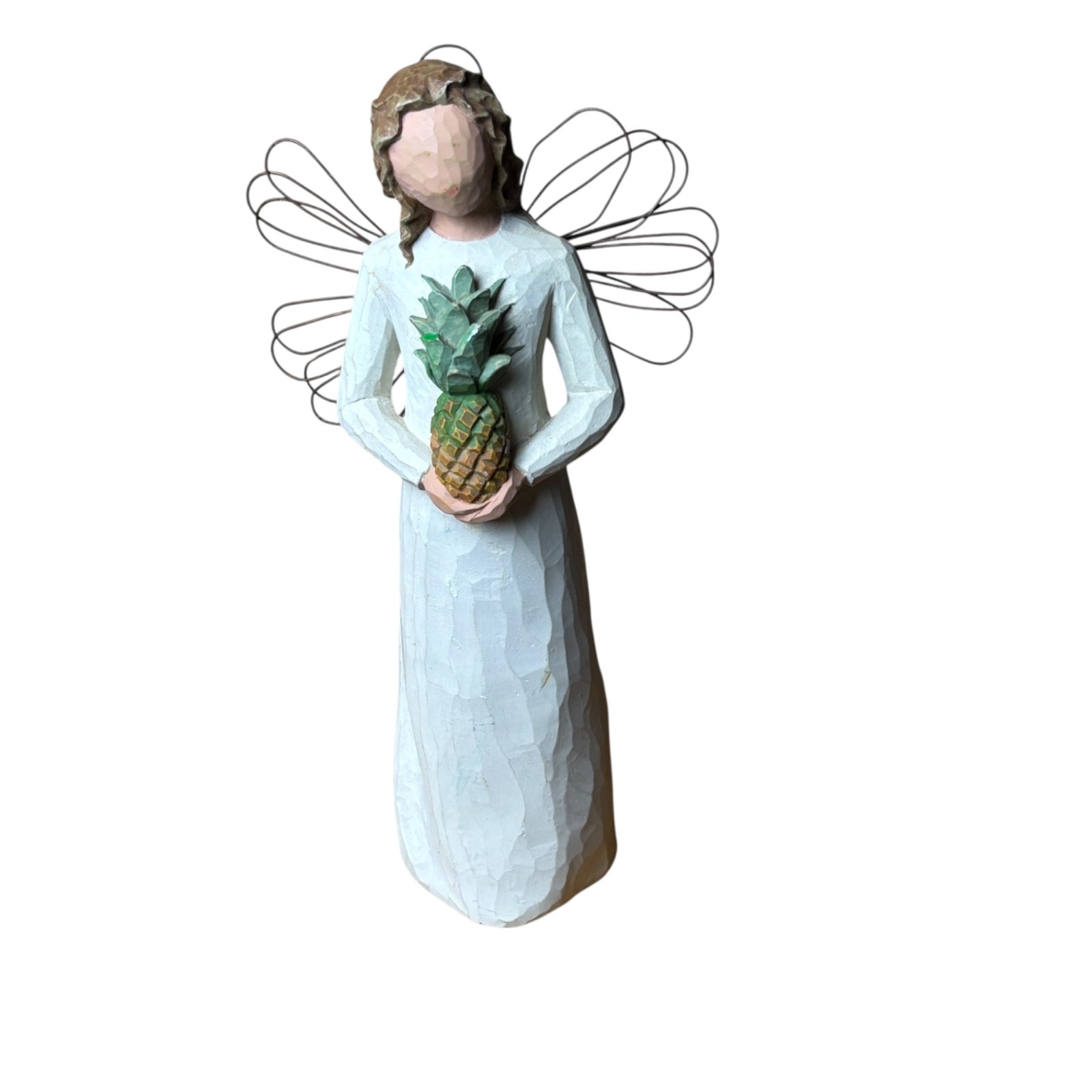 Vintage 2002 Willow Tree Welcoming Angel w/Pineapple
