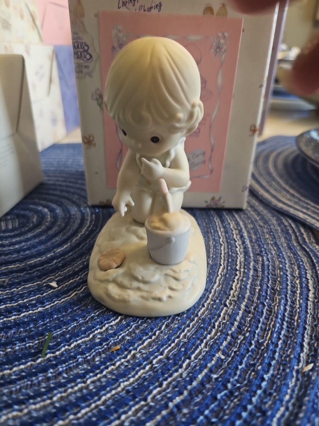 Precious Moments Members Only Figurine PM931 “His Little Treasure” With Box 1993