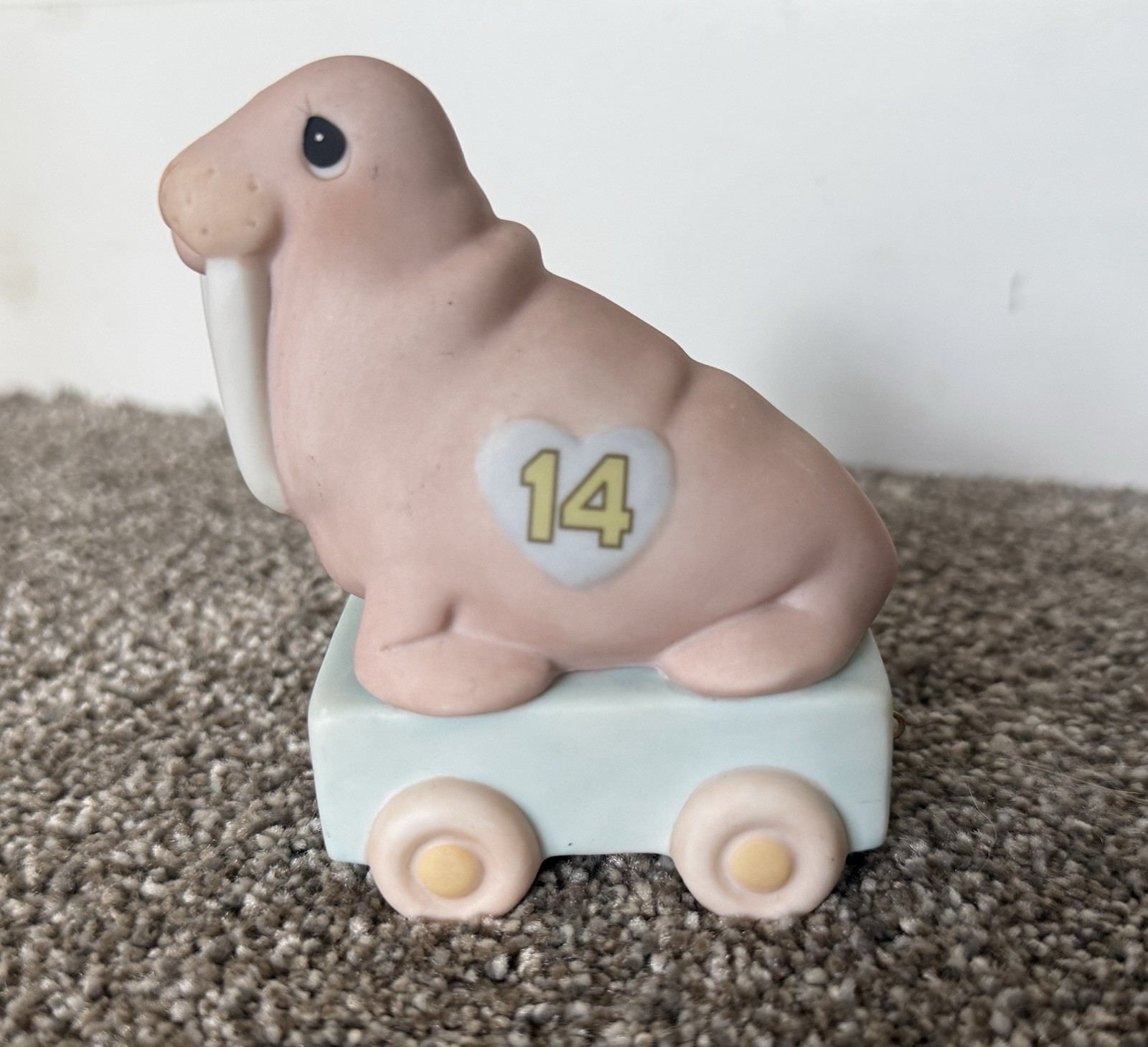 Precious Moments Birthday Train ‘…Live It Up Large’ Age 14 116945 Walrus 2003